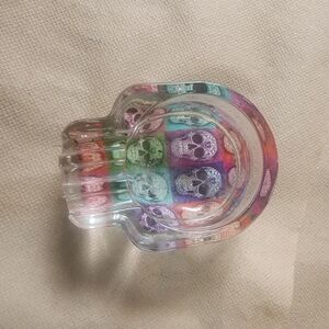 Target Multicolor Skull Ashtray